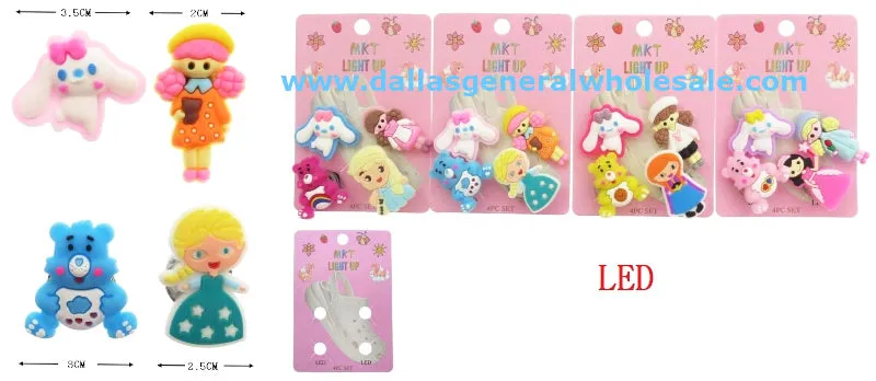 Novelty Light Up Shoe Charms Wholesale