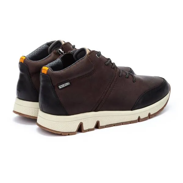Pikolinos Men's Ferrol M9U-8069NOC1 Leather Sneaker Shoes Olmo Brown