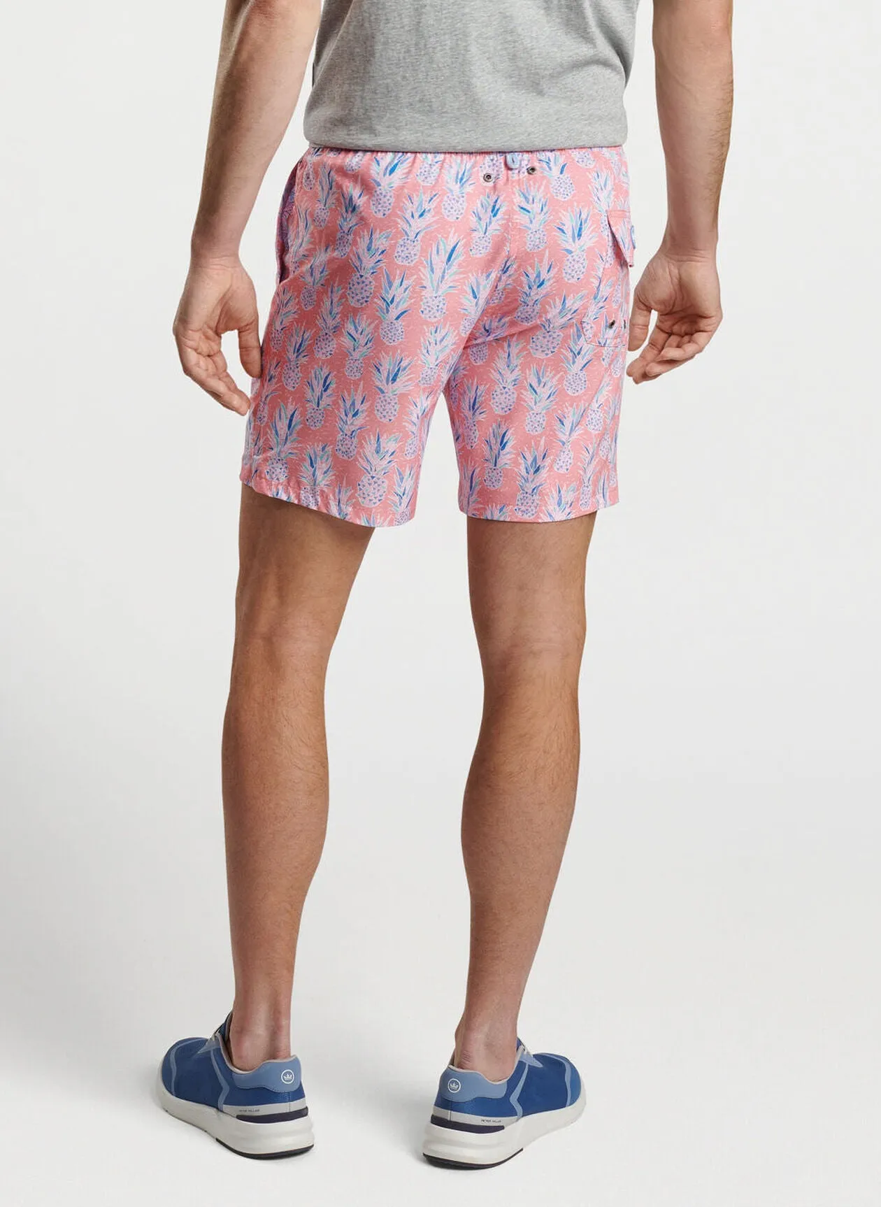 Pineapple In Paradise Swim Trunk in Coral Reef by Peter Millar