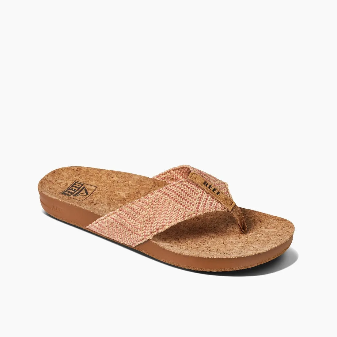 Reef Women's Cushion Strand Flips- Rose