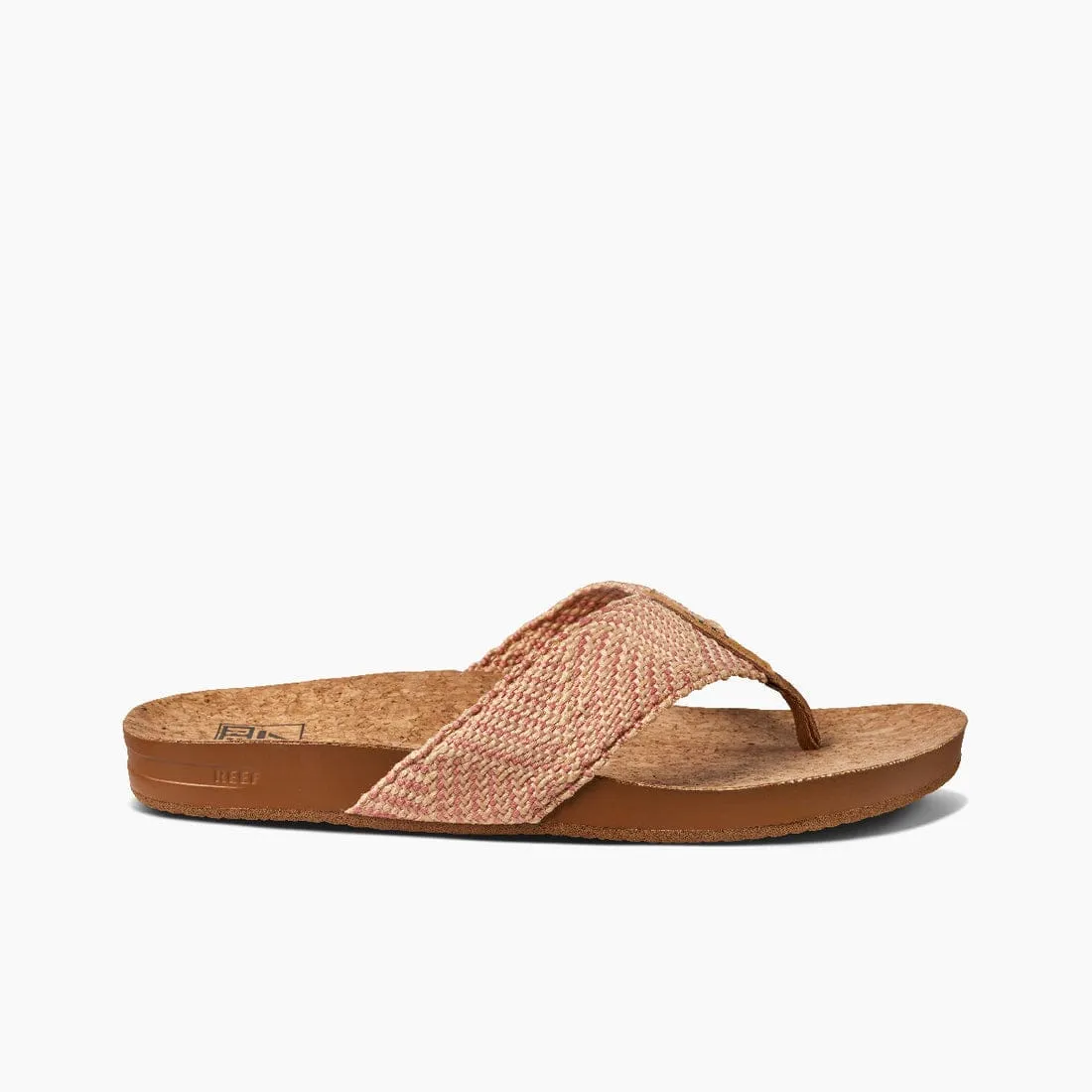 Reef Women's Cushion Strand Flips- Rose