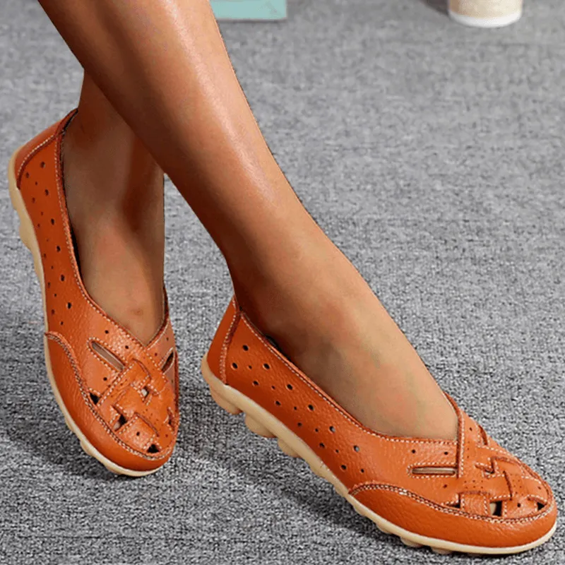 Super comfortable leather sandals Orthopaedic Loafers In Breathable Leather