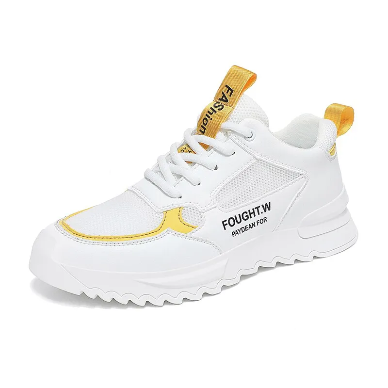 xiangtuibao Summer Breathable Mesh Shoes  Casual Mens Sneakers Fashion Running Shoes Non-slip Men Shoes Trendy Heightening Shoes