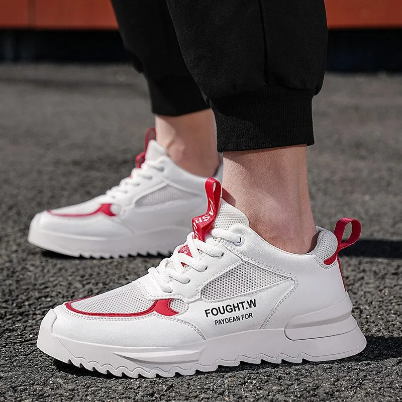 xiangtuibao Summer Breathable Mesh Shoes  Casual Mens Sneakers Fashion Running Shoes Non-slip Men Shoes Trendy Heightening Shoes