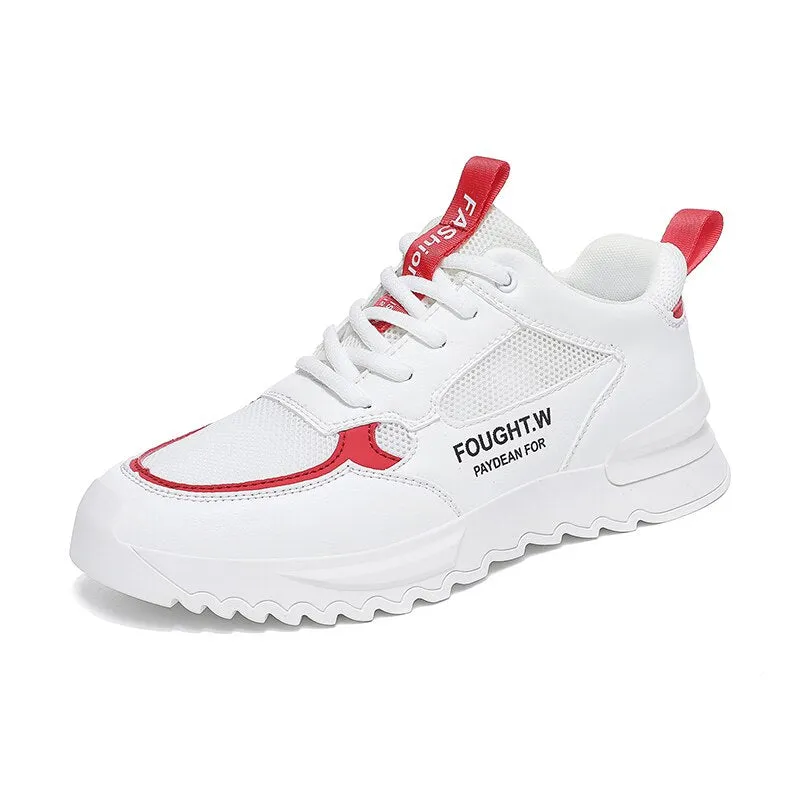 xiangtuibao Summer Breathable Mesh Shoes  Casual Mens Sneakers Fashion Running Shoes Non-slip Men Shoes Trendy Heightening Shoes