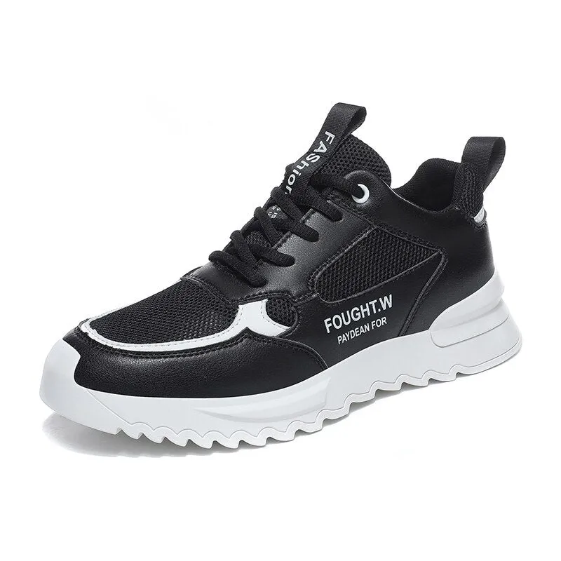 xiangtuibao Summer Breathable Mesh Shoes  Casual Mens Sneakers Fashion Running Shoes Non-slip Men Shoes Trendy Heightening Shoes